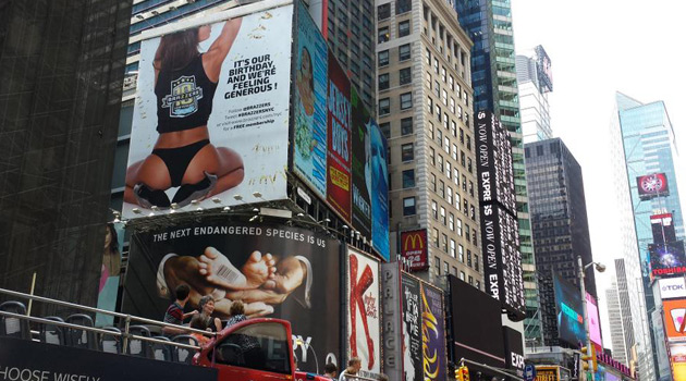 Brazzers NYC Billboard