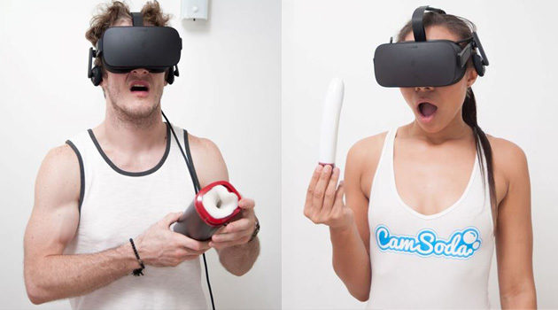 CamSoda VR porn with wearable